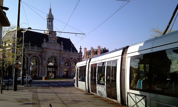 train and tram station